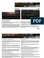 BX - Rockrack - The First Guitar Amp Simulation Plugin. Manual