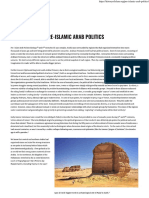 Pre-Islamic Arab Politics Explained