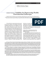Multi-Society Guideline For Reprocessing Flexible Gastrointestinal Endoscopes