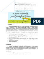 Pré-Projeto Sobre o Meio Ambiente