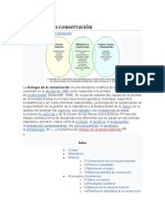 Biología de La Conservación