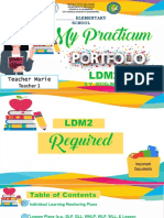 Ldm2 - Teacher's Portfolio Editable Template - Teacher Marie