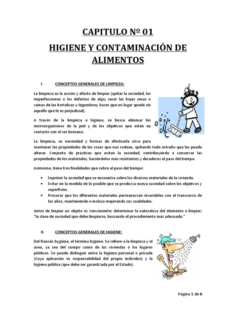 Higiene y Contaminación Alimentaria | PDF | Las bacterias | Alimentos