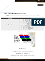 Julie - Universal Car Emulator Programs:: Program Use