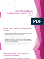 Pengantar Perencanaan Dan Pengendalian Produksi