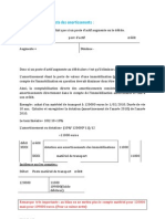 La comptabilisation directe des amortissements