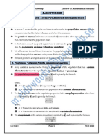 Population Mean Point Interval Population Proportion Population Variance (Standard Deviation Distribution "Chi-Square Distribution"