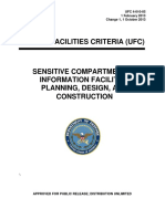 UFC - Sensitive Compartmented Information Facilities Planning, Design, And Construction