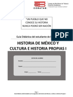 Guía Del Estudiante Historia de México I