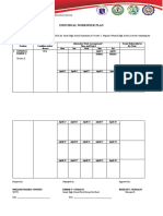 Individual Workweek Plan: Enclosure No. 2 To Deped Order N. 011, S. 2020