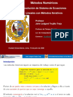 Resolución de SEL Con Métodos Iterativos-MN FISI-UNMSM 2020-I