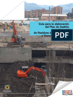 Guía para La Elaboración Del Plan de Gestión Integral de Residuos de Construcción y Demolición (RCD) en Obra