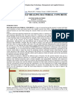 A Review On Self Healing Bacterial Concrete