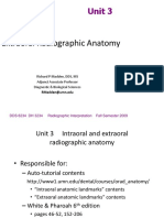 Extraoral Radiographic Anatomy: Unit 3