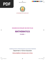 TN Board Class 12 Maths-I