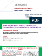 Ingeniería Civil: Estudio de rutas y trazo de carreteras