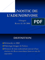 Diagnostic de L'adenomyose