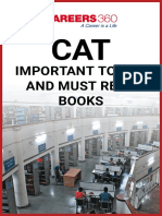 CAT Important Topics Must Read Books