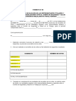 Acta de Escrutinio Consorcio Mulaluntata