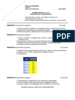 Examen parcial EC-611 I sobre tecnología de materiales