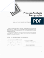 Process Analysis Paragraphs