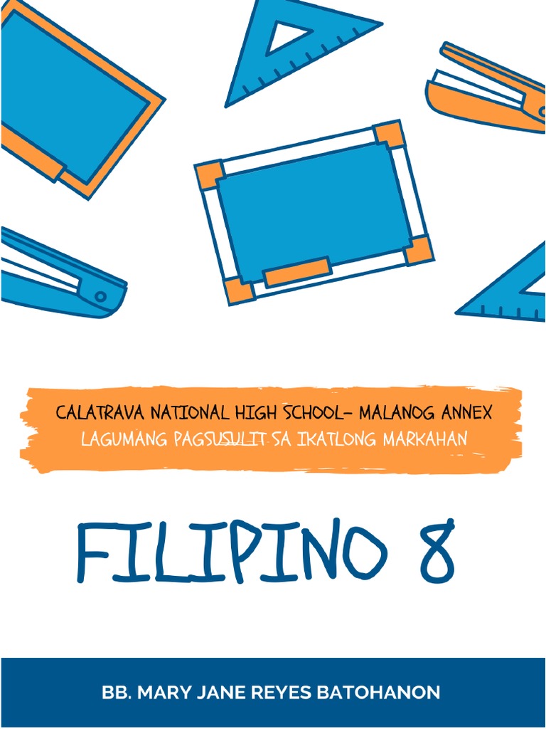 Grade 8 3RD Grading Summative TST L3-4 | PDF