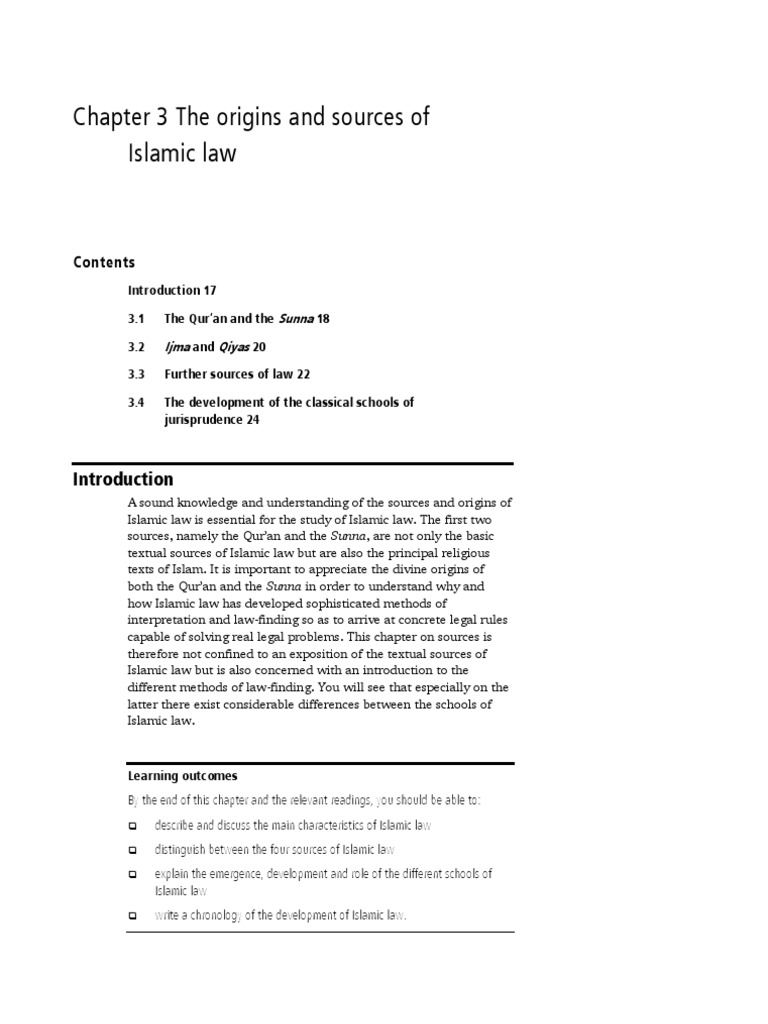 thesis on islamic law
