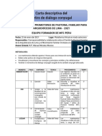 Carta Descriptiva Retiro