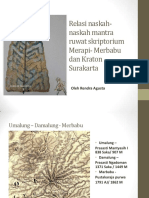Relasi Naskah Mantra Skriptorium MM Dan Kraton Surakarta - RDR