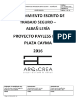 Procedimiento Escrito de Trabajo Seguro