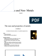 Metals and Non-Metals: Grade 7