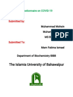 The Islamia University of Bahawalpur: Submitted by