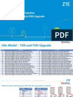 Compilation Site Model TDD-FDD Upgrade