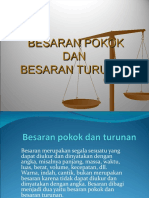 Besaran Pokok Dan Turunan