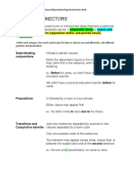 Logical Connectors: Purpose, Iii) Adversative (Opposition And/or Unexpected Result)