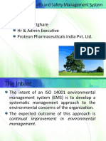 Environmental Health and Safety Management System