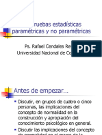 Uso de Pruebas Estadísticas Paramétricas y No Paramétricas