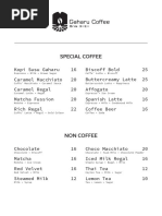Cofilab Menu and Coffee Offerings | PDF | Cheesecake | Hamburgers