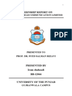 Iramshahzadi Final PTCL Report