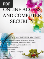 Online Access and Computer Security