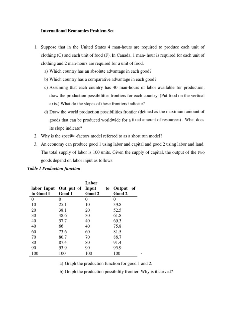 Marginal Product and Labor Allocation Analysis | PDF | Labour Economics ...