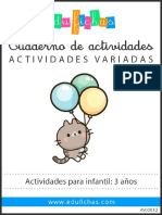 AV0012 Infantil 3 Anos Edufichas