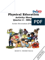 Physical Education: Activity Sheet