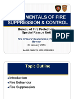 Fundamentals of Fire Suppression & Control
