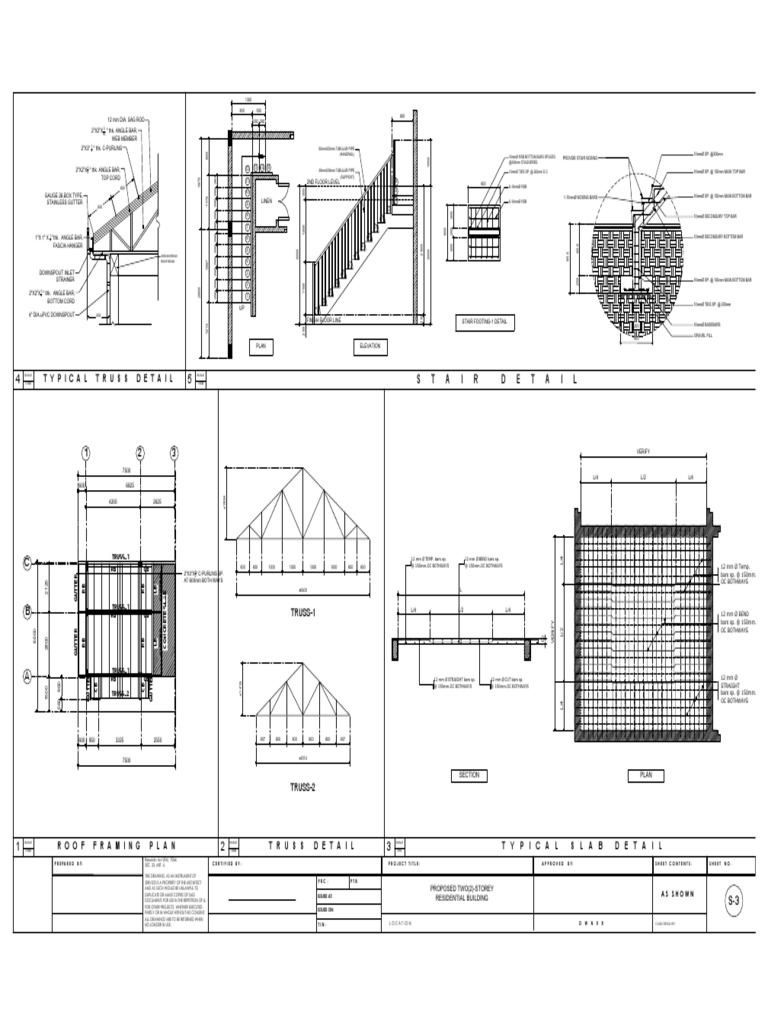 Residential Building Elevation Plan | PDF | Civil Engineering ...