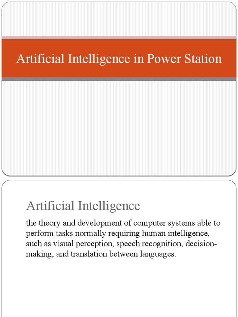 Artificial Intelligence in Power Station | PDF | Computers