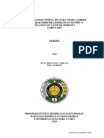 Analisa Kadar Timbal (PB) Pada Udara Ambien Dan Karakteristik Lingkungan Di Spbu X Kecamatan Tanjung Morawa TAHUN 2019