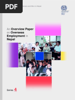 An On In: Overview Paper Overseas Employment Nepal