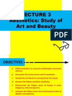 Lecture 3 Aesthetics Study of Art and Beauty