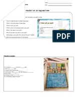 Mars - My Square Park Worksheet